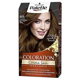 Schwarzkopf Palette, Coloration Permanente Cheveux, Crème Soin, Couvre 100 Pour cent des Cheveux Blancs, Tenue 8 semaines, Ch