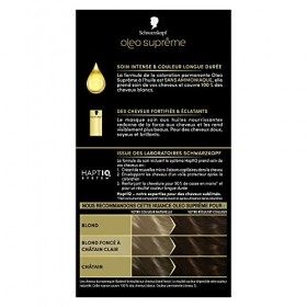 Schwarzkopf – Oleo Suprême – Coloration Permanente à l’Huile – Couleur et Eclat Longue Durée – sans Ammoniaque – Couvre 100% 