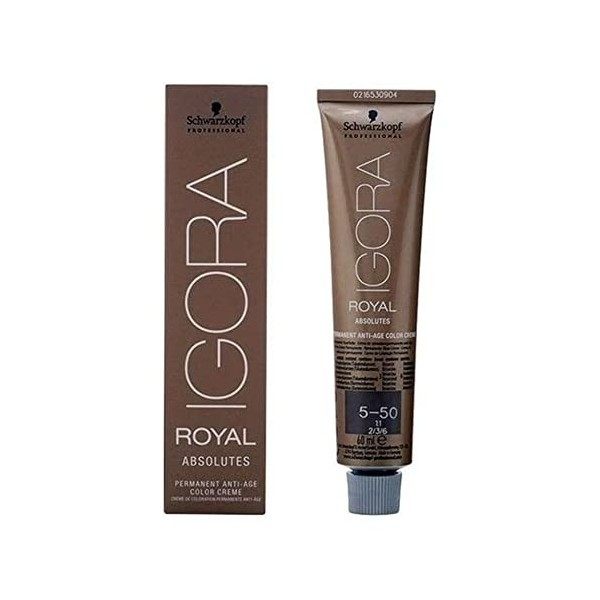Schwarzkopf - Igora Royal Absolutes 6-60 Blond Foncé Marron 60 Ml