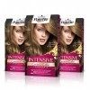 Schwarzkopf Palette Intensive Creme Color Colorant Permanent 6 Blond Foncé Pack de 3 , Teinture capillaire à lhuile de maru