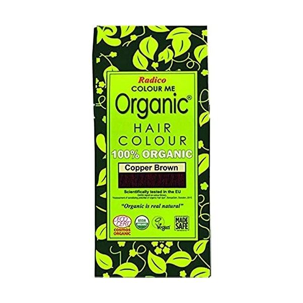 RADICO Coloration pour cheveux biologique - Colour Me Organic - Couleur - Rouge Auburn - Auburn Red - 100g