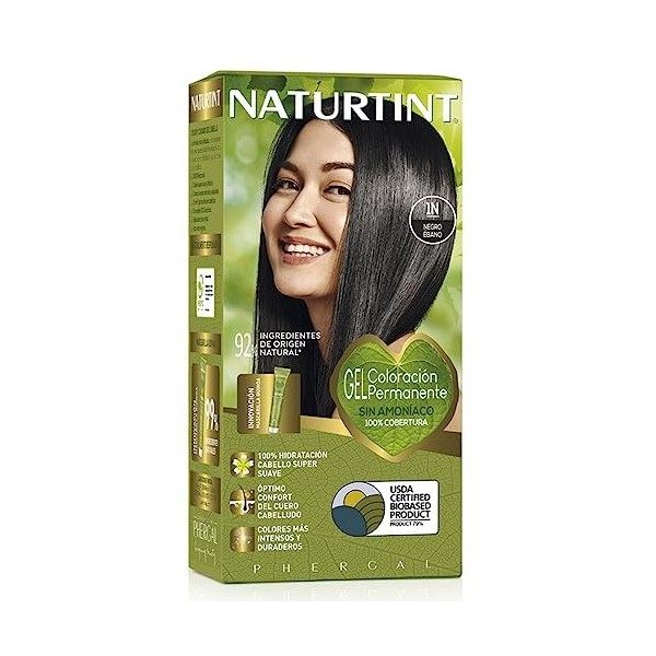 Naturtint 6G. Blond Foncé Doré | Coloration permanente | 100% Couverture Cheveux Blancs | Couleur Naturelle et Longue Durée