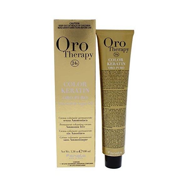 color keratin oro puro n°8.1 blond clair cendre 100 ml Coloration permanente