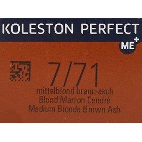Wella Koleston Perfect coloration Deep Brown 7/71, 60 ml