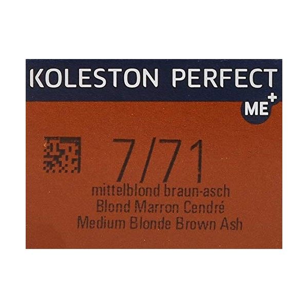 Wella Koleston Perfect coloration Deep Brown 7/71, 60 ml
