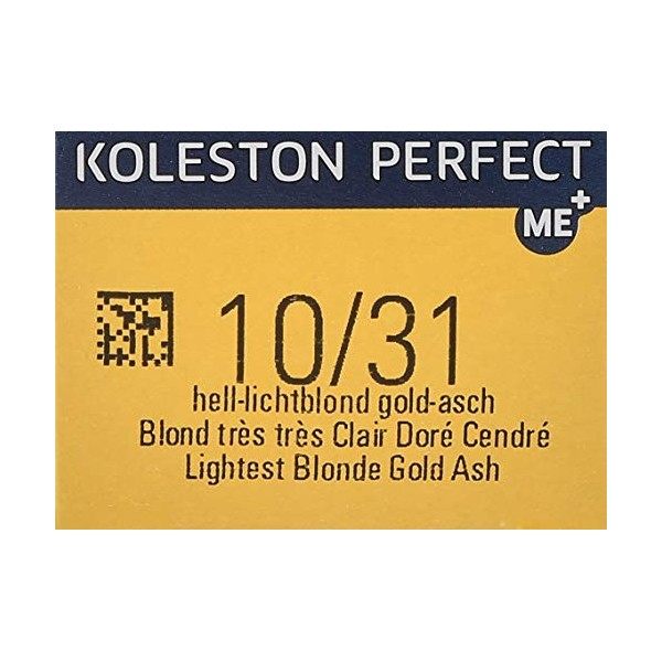 Wella Koleston Perfect Me Coloration Permanente 10/31 Rich Naturals