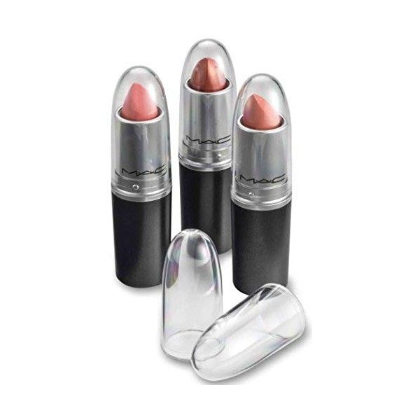 BY ALEGORY byAlegory Clear Lipstick Caps for Mac - Remplace Le Capuchon dorigine pour Voir Facilement Votre Couleur de Rouge