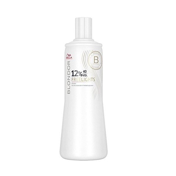 Wella blondor Freelights 12% H2O2 Eau peroxyde 20 vol. 1 x 1000 ml pour un maximum de aufhellung