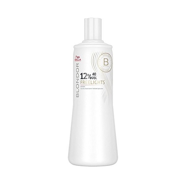 Wella blondor Freelights 12% H2O2 Eau peroxyde 20 vol. 1 x 1000 ml pour un maximum de aufhellung