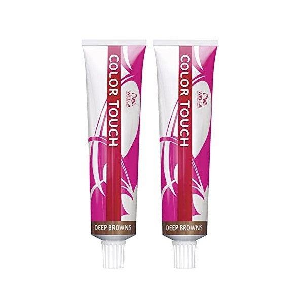 WELLA Color Touch Nouvelle 6/0 Coloration Permanente - Lot de 2