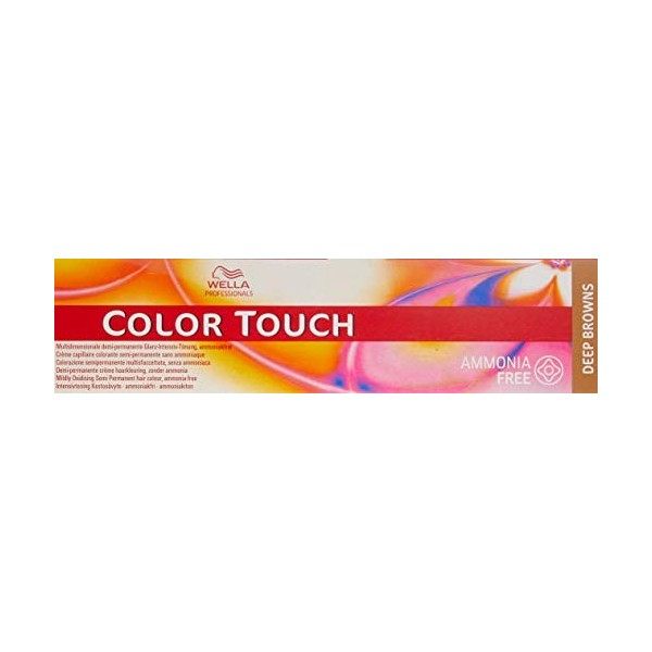 Wella Color Touch 6/71 sans ammoniaque, bruns profonds, 60 ml