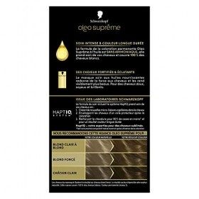 Schwarzkopf – Oleo Suprême – Coloration Permanente à l’Huile – Couleur et Eclat Longue Durée – sans Ammoniaque – Couvre 100% 