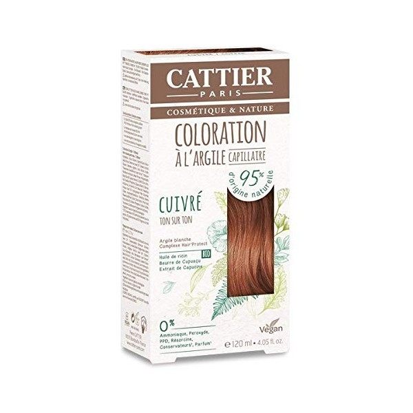 Cattier Kit Coloration Capillaire à lArgile - N°7.1 Blond Cendré