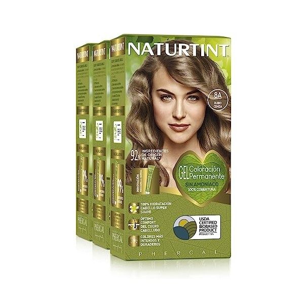 Naturtint Biobased | Coloration sans ammoniaque | Couverture à 100% des cheveux blancs | Ingrédients végétaux | Couleur natur