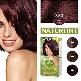 Naturtint 3.60 CERISE NOIRE | Coloration permanente | 100% Couverture Cheveux Blancs | Couleur Naturelle et Longue Durée