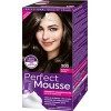 Schwarzkopf Perfect Mousse Lot de 3 flacons de coloration permanente 400 Marron foncé Niveau 3 3 x 93 ml 