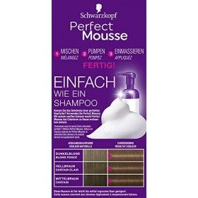 Schwarzkopf Perfect Mousse Pack de 3 colorations mousse permanentes 3 x 93 ml - Chocolat doré clair 665 - Niveau 3