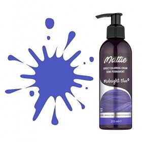 Mattie Pro - Midnight Blue - 16 - Direct Vegan Color Cream - Tintura Vegana Semi-Permanente Per Capelli 210ml