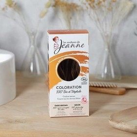 Les Couleurs de Jeanne Coloration Végétale Brun Bio 100g Vegan