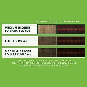 Schwarzkopf - Coloration permanente naturelle et nourrissante 585 marron foncé marron foncé - Vegan