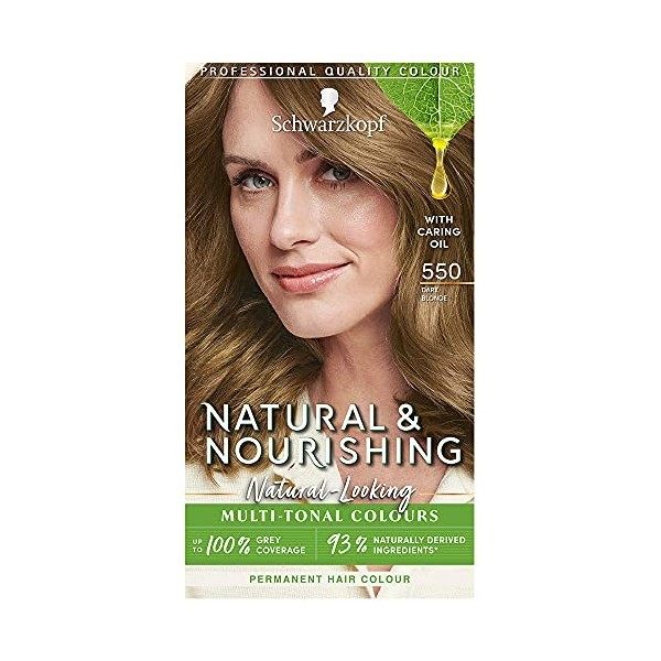 Schwarzkopf - Coloration permanente naturelle et nourrissante 530 blond clair vegan