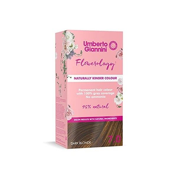 Umberto Giannini Flowerology Naturally Kinder Couleur vegan Blond foncé 7.0 Sans cruauté