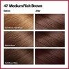 Revlon COLORSILK 47 permanent Couleur des cheveux - Moyen Rich Brown pack de 2 