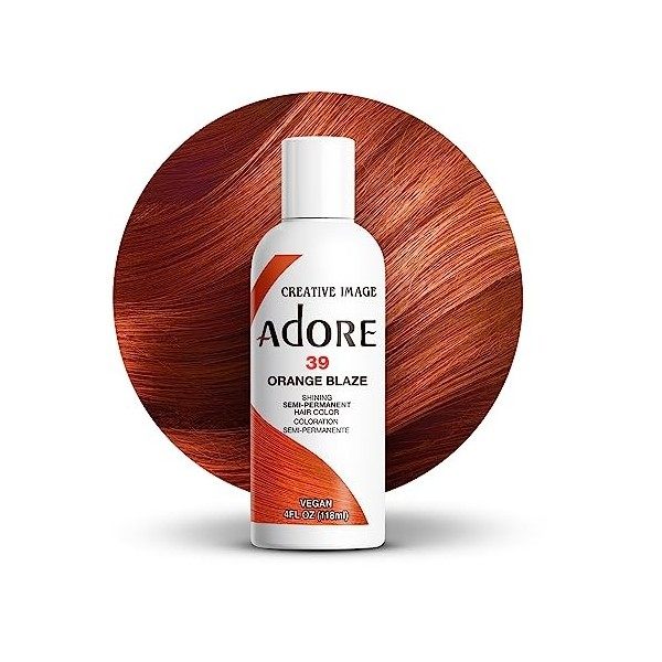 Creative Image Adore Shining Semi-Permanent Hair Color 39 Orange Blaze 118ml