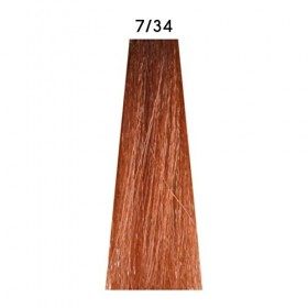 Alterego Techno Fruit Color 7/34 Keratin system PPD free 100ml Biondo Dorato Rame - 1:1/2