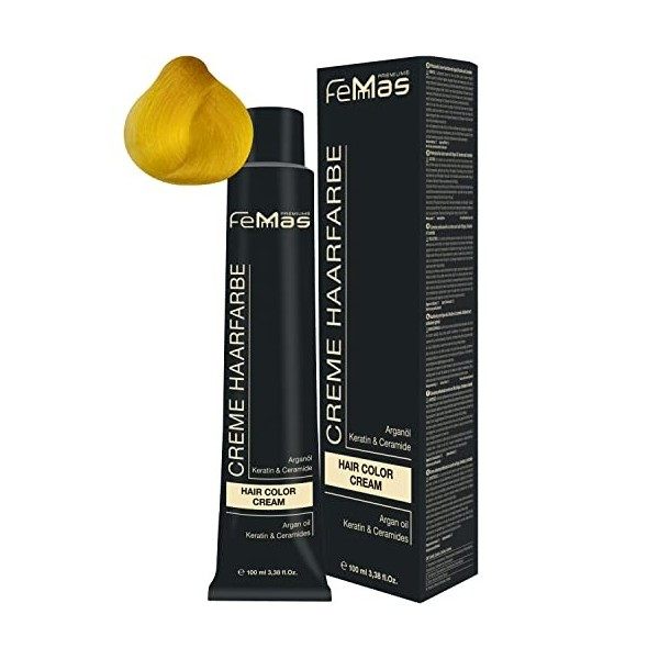 Femmas Crème de coloration pour cheveux - 100 ml - Bleu noir 1.1