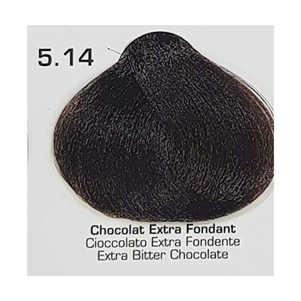 Coloration KERAGOLD - a base de Kératine, OR ET ACIDE HYALURONIQUE Couleur Keragold - 5.14-Chocolat extra fondant 