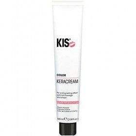 KIS KeraCream Color Crème de coloration permanente pour cheveux - Gris acier - Haute opacité - Couleur intense - Infusion de 