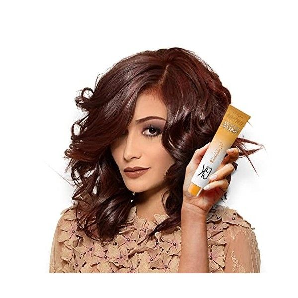 GK HAIR Global Keratin Professional Hair Color Cream Tube 3.4 Fl Oz/100ml Nourishing & Cleansing Colors for Styling High Pe