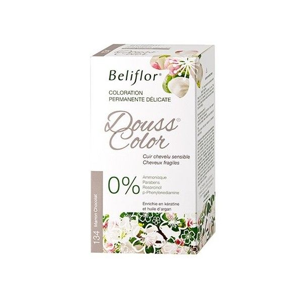 Beliflor Dousscolor Coloration Permanente N°134 Marron Chocolat 131 ml