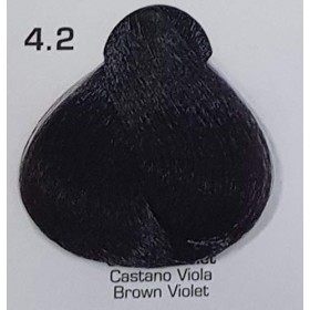 Coloration KERAGOLD - a base de Kératine, OR ET ACIDE HYALURONIQUE Couleur Keragold - 4.2-Chatain violet 