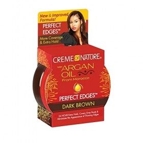 Creme of nature argan oil perfect edges dark brown 63.7g