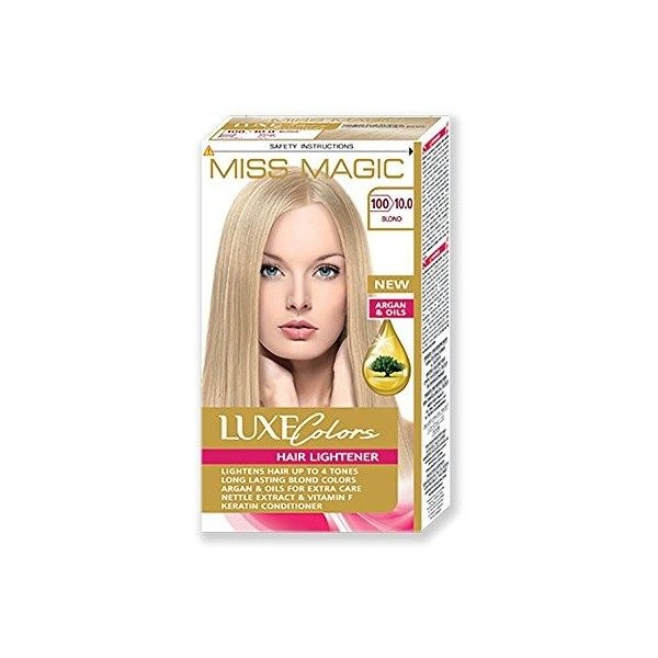 Teinture pour cheveux Miss Magic Teinture blond hair colour avec Argan