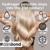 Blonde By Choice Oxibond 30 Vol Developer Enrichi en peroxyde dhydrogène à 9 % kératine, huile dargan et acides aminés Méla
