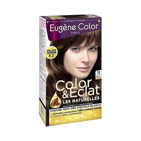 Eugène Color - Color & Eclat - Les Naturelles - N°21 Blond Clair Cuivré - Coloration Permanente brillance Longue Durée à lHu