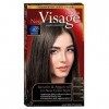 Visage Hair Fashion Permanent Couleur des cheveux 28 Brun Cendré crème permanente de la couleur des cheveux avec Kératine et 