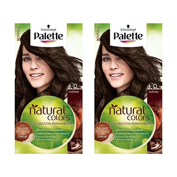 Schwarzkopf - Palette Natural Colors - Coloration Permanente - Blond 7.0 - Lot de 2