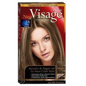 Visage Hair Fashion Permanent Couleur des cheveux 18 blond foncé crème permanente de la couleur des cheveux avec Kératine et 