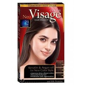 Visage Hair Fashion Permanent Couleur des cheveux 21 Auburn foncé crème permanente de la couleur des cheveux avec Kératine et