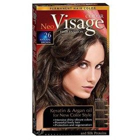 Visage Hair Fashion Permanent Couleur des cheveux 26 Brun Naturel crème permanente de la couleur des cheveux avec Kératine et