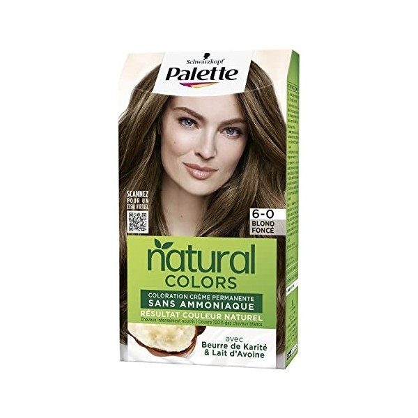 Schwarzkopf - Palette Natural - Coloration Permanente Cheveux - Couleur Naturelle - nourris - Couvre 100% des Cheveux Blancs 