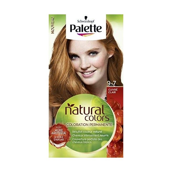 Schwarzkopf - Palette Natural - Coloration Permanente Cheveux - Couleur Naturelle - nourris - Couvre 100% des Cheveux Blancs 