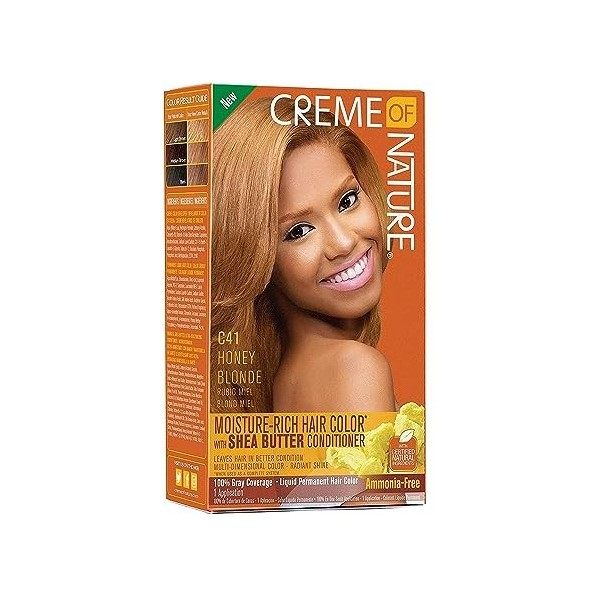 Creme of Nature Liquid Hair Color - 41 Honey Blonde by Creme of Nature