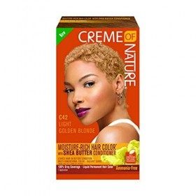 Creme of Nature - Coloration capillaire hydratante - Blond doré clair C42