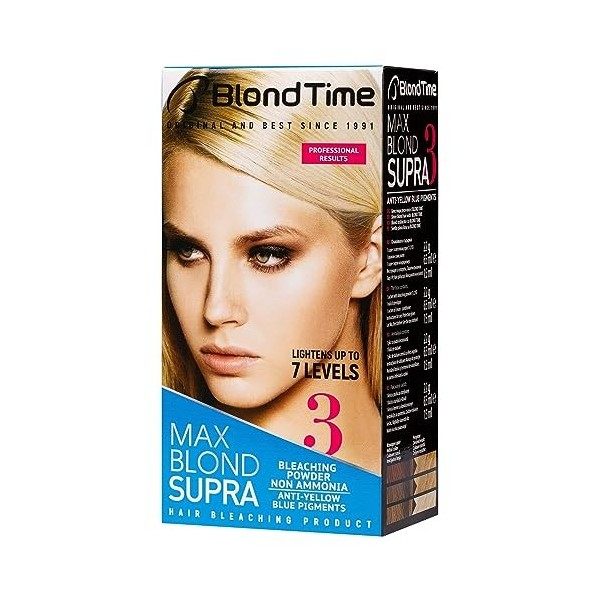 Blond Time Supra Max Produits de Blanchiment des Cheveux Sans Ammoniaque