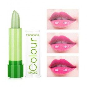 Gireatick 3PCS Aloe Vera Rouge à Lèvres, Couleur Magique Changeant Avec la Température, Brillant à Lèvres Hydratant Lèvre Pul